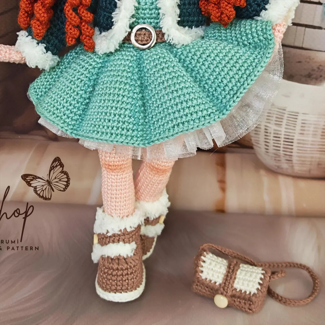 Amigurumi Doll | Perla Doll by Pollytoys | Handmade Crochet Toy | Gift for Kids
