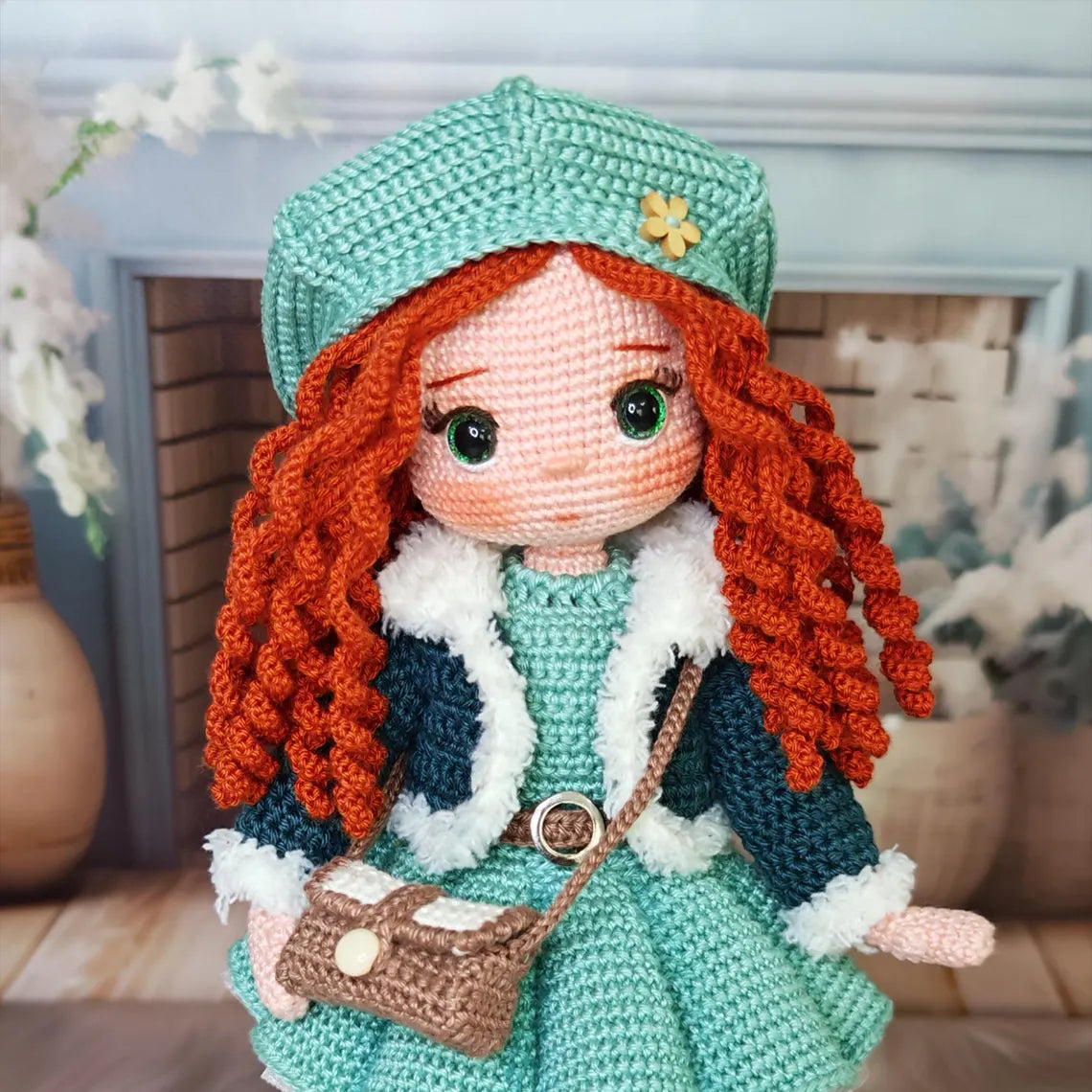 Amigurumi Doll | Perla Doll by Pollytoys | Handmade Crochet Toy | Gift for Kids